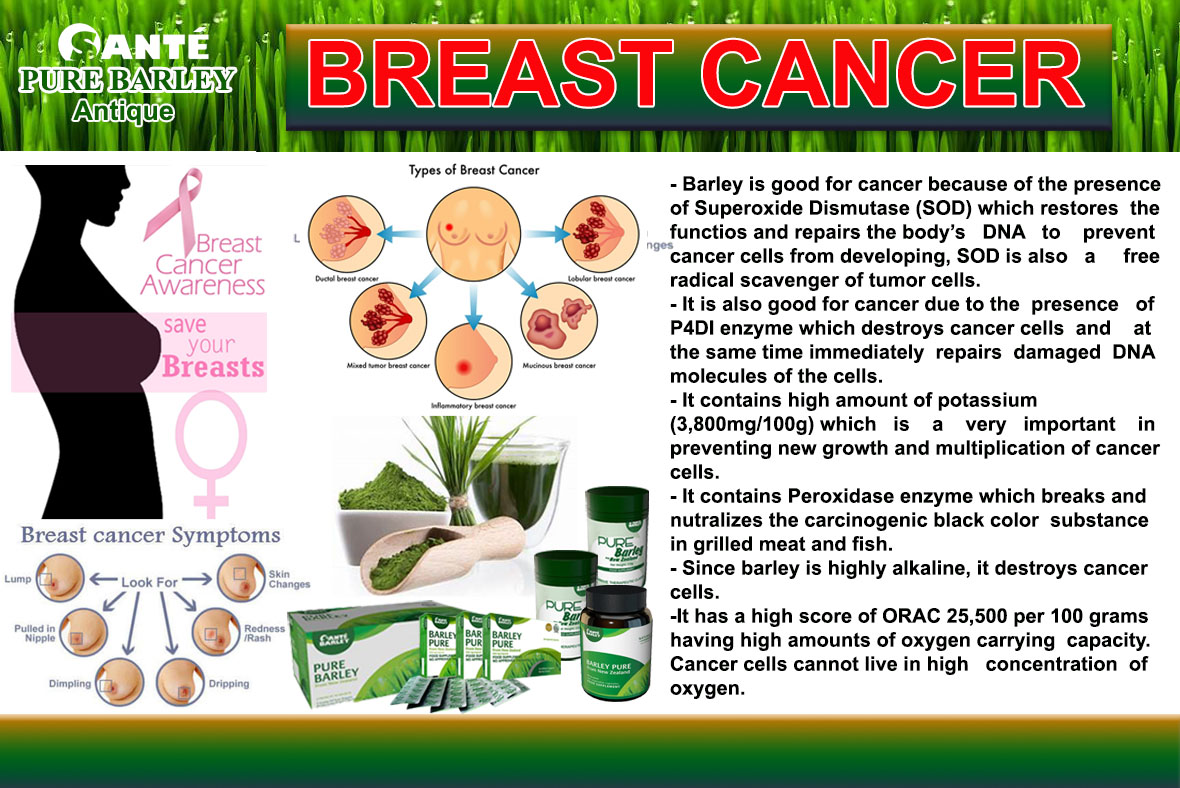Sante Barley Breast Cancer